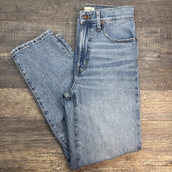Madewell Denim - Madewell The Perfect Vintage Straight Jean Women's 6 Vintage Indigo Distressed